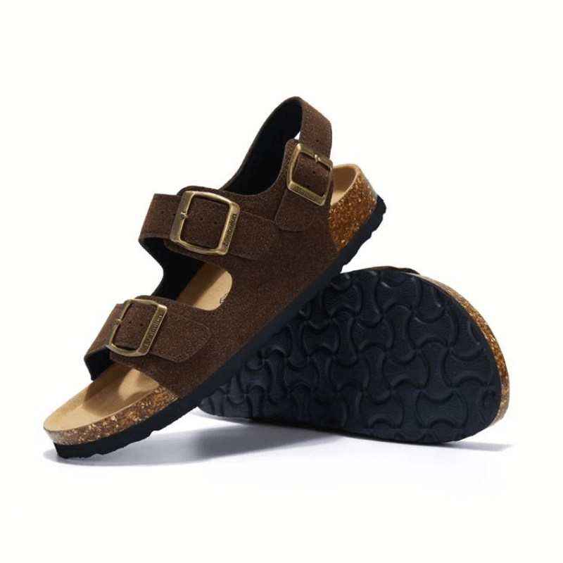 Glen Maibulun Sandals – Dark Brown
